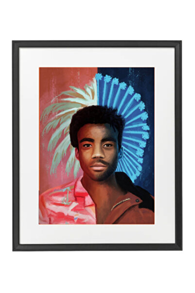 Boomah Accessories Childish Gambino Poster with Frame 50x40cm