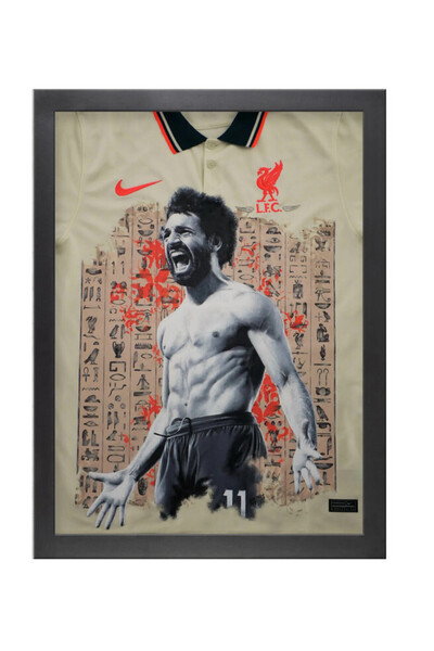 Boomah Accessories ملصق محمد صلاح ليفربول مع إطار 30x40 سم