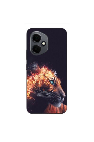OEM Husa compatibila cu Honor 400 Silicon Gel Tpu Model Flameborn Tiger
