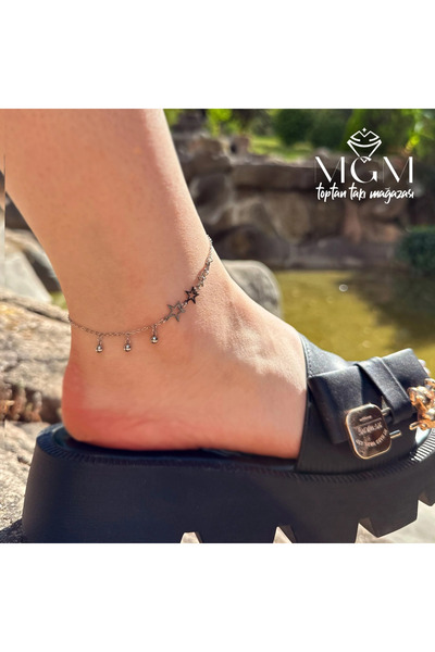Twin Store Steel Anklet - Halhal0015