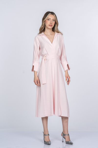 MissVina Elvina Modern Double-Breasted Women's Dress 50393