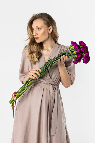 Awama Rochie dama, Awama, nylon, bej, S INTL