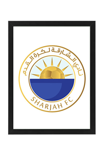 Boomah Accessories Sharjah FC, UAE Pro League , Soccer Gift , Poster with Fra...