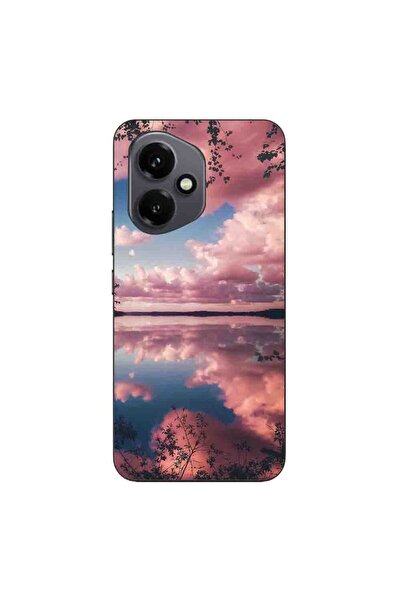 OEM Husa compatibila cu Honor 400 Silicon Gel Tpu Model Pink Clouds