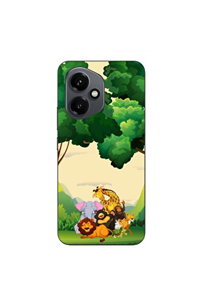 OEM Case compatible with Honor 400 Silicone Gel Tpu Jungle Animal Pattern
