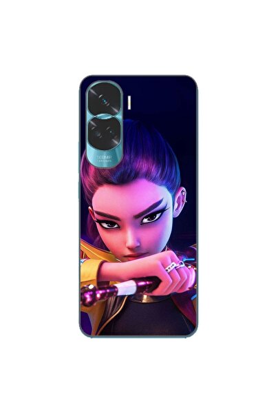 OEM Husa compatibila cu Honor 90 Lite 5G Silicon Gel Tpu Model KPop Demon Hun...