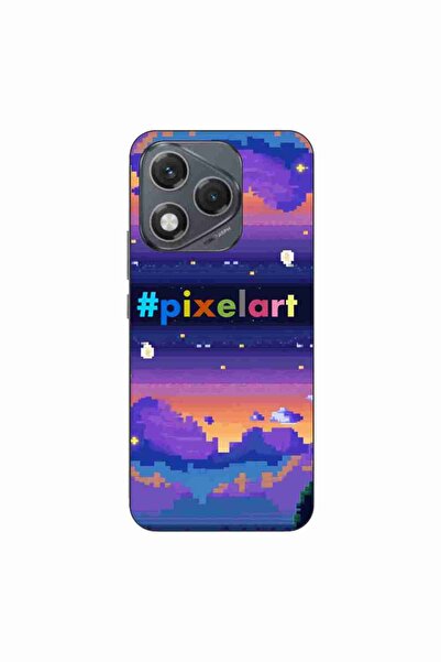 OEM Θήκη συμβατή με Honor 400 Lite από σιλικόνη gel TPU με σχέδιο Pixel Art Τ...