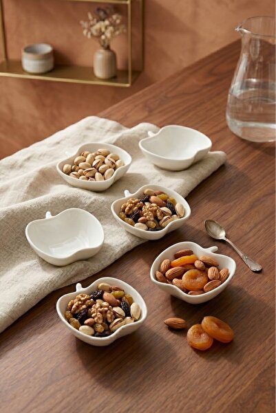 Tiesa Home Set of 6 Mini Porcelain Jam Bowls, Coffee Bowls, Turkish Delight B...