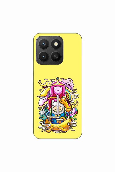 OEM Husa compatibila cu Honor X8c Silicon Gel Tpu Model Adventure Time Poster