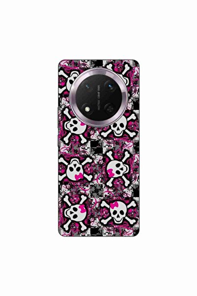 OEM Husa compatibila cu Honor Magic7 Lite Silicon Gel Tpu Model Pop Art Skeleton