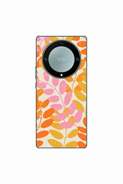 OEM Husa compatibila cu Honor Magic 5 Lite Silicon Gel Tpu Model Summer Leaves