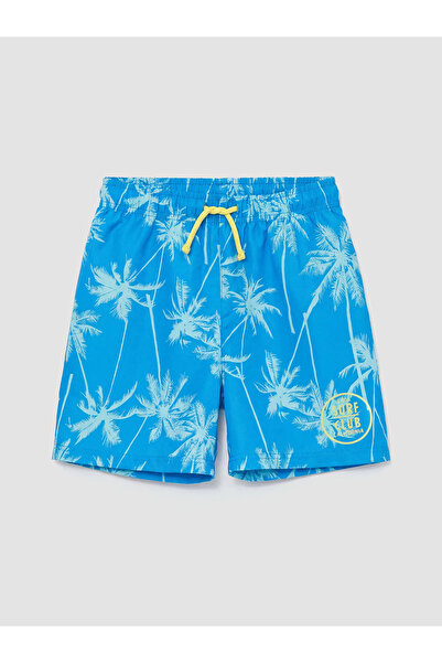 LC Waikiki Μπλε εμπριμέ αγορίστικο μαγιό