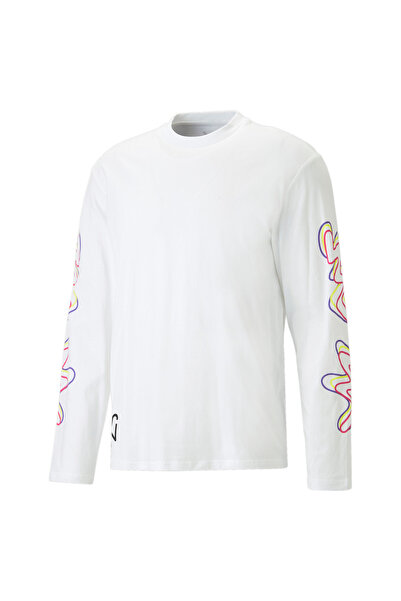 Puma Men Neymar Jr Creativity Long Sleeve Tee - White