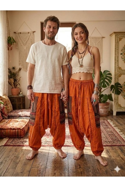 AYASOFYA OTANTIK Unisex Nepal Etnic Autentic, cu talie și picioare elastice, ...