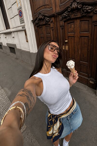 keisy Bandană eșarfă de damă cu model 70x70