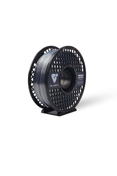 Valment Silk PLA Filament –Koyu Gümüş
