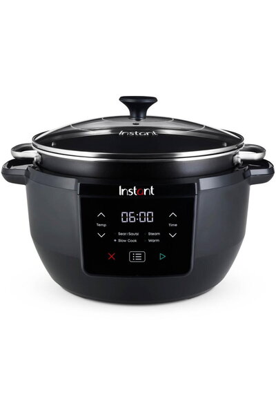 Instant Pot Slow cooker Slow Cooker Superior, 7L, 800 W, 4 functii in 1, Negru