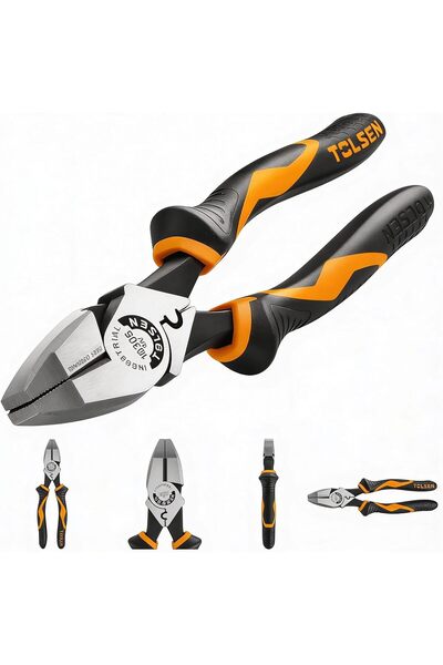 TOLSEN Side Cutting Pliers Precision Cutting Tool for Wire Cable and Soft Met...