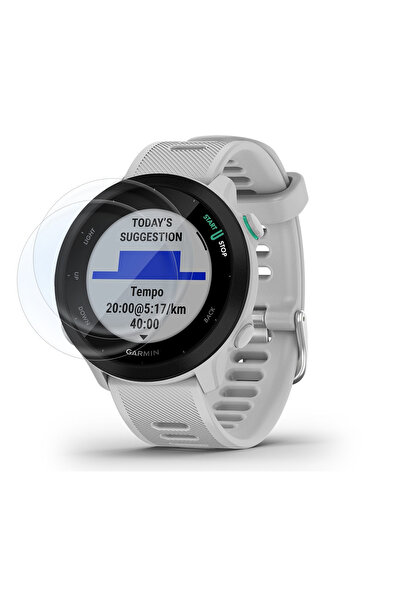 Phonextra واقي شاشة نانو 9H متوافق مع جهاز Garmin Forerunner 55 مقاس 42 ملم، ...