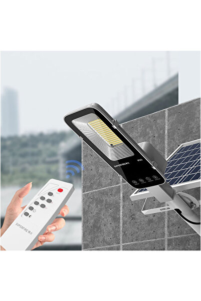 Supfire Lampa solara stradala LED Superfire FF5-C, Panou solar, Telecomanda, 263W, 1200lm, 15000mAh