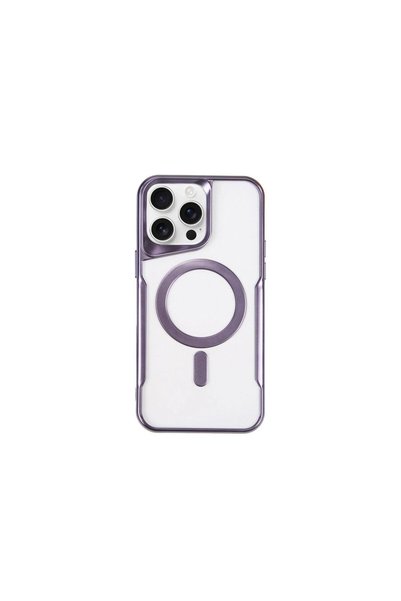 OEM Apple iPhone 11 Pro Max Case Boyi Magsafe Silicone Cover - Deep Purple
