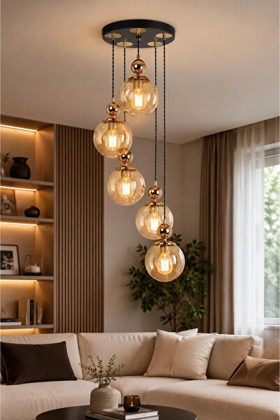 VENON Lorenza 5.Li Sarkıt Yuv.✨ÖRGÜ KABLOLU ✨ SİYAH ✨ GOLD DETAYLI ✨ BEYAZ GL...