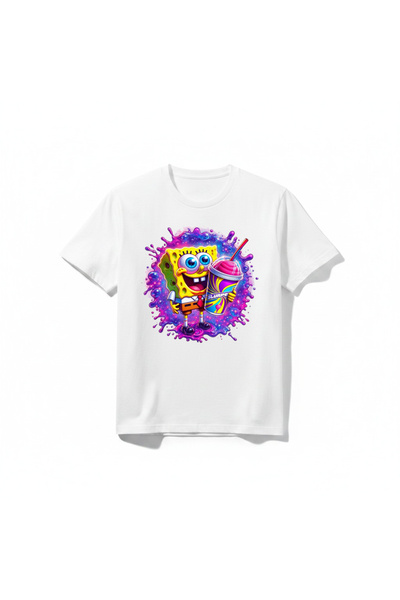 URBANTRENDSTORE Sponge Bob majica sa printom, unisex, za devojčice i dečake, ...