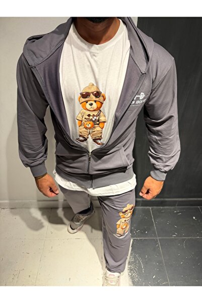 Bas Body FitnessWear Teddy Bear Smoked Suit Set, Suitable for All Sizes, 2 Ya...