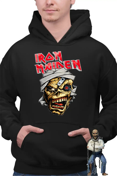 OEM Hanorac Barbati Iron Maiden Mummy Heavy Metal