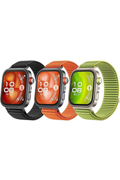 SilverCars Huawei Watch Fit 5 / 5 Pro / 4 / 4 Pro / 3 Uyumlu Premium Spor Loo...