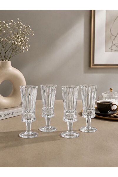 balsa group Mrk Model 4-Piece Coffee Cup Set and Water Glass 13cm