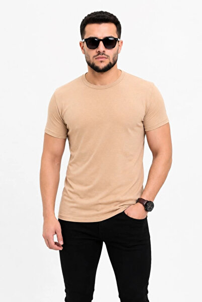 Asmedo Men's Basic T-Shirt Crew Neck Short Sleeve Casual Summer Slim Fit T-Sh...