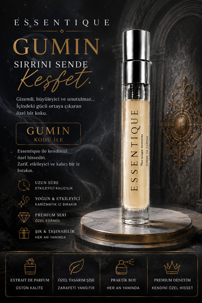 Essentique 3AL2ÖDE! TT GUMIN MUADİLİ GUMIN 10ML 12+ SAAT KALICI UNİSEKS PARFÜ...
