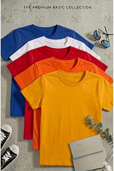 NC Nicee Clothes Tricou și pantaloni scurți de vară pentru copii, unisex (Pac...