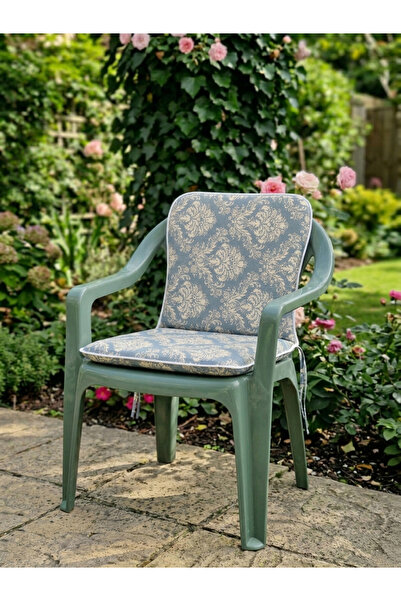 Peacock 6 Adet Yıkanabilir Kumaş Sandalye Minderi