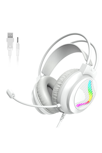 Choice1 WHITE Acinaci J11 Gaming Headset for PS4 PC Xbox One PS5 Switch via 3...