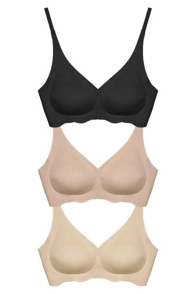 Cottonhill Sutien fără cusături - Model valuri |   Sutien pentru femei, fără ...