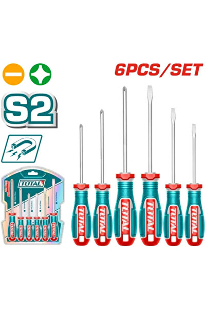 TOTAL - 6 PIECE SCREWDRIVER SET
