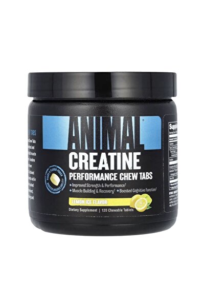 Universal Nutrition Creatine Animal Creatine Chews 120 tablets Lemon Ice flavor