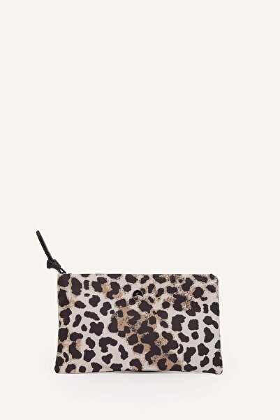 DeFacto Coffee Color Red Puantie Patterned Women's Wallet H9726Axns