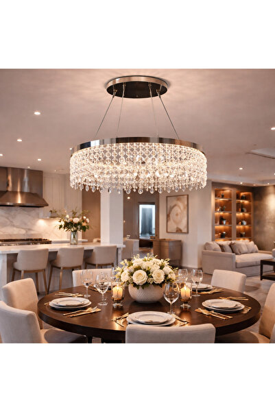 Alessandro DESIGN LED Chandelier with Remote Control, 98W, ROYALE Eleganza, D...