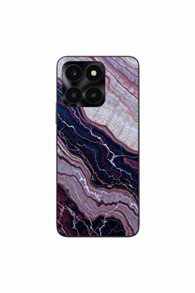 OEM Husa compatibila cu Honor X6a Silicon Gel Tpu Model Amethyst Sand Marble