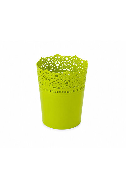 Alezy DAS1 Dantel No:1 - 1.1 Litre Plastik 4'lü Saksı