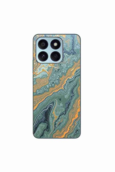 OEM Husa compatibila cu Honor X8b Silicon Gel Tpu Model Forest Flame Marble
