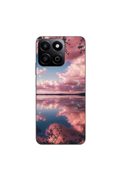 OEM Husa compatibila cu Honor 200 Smart Silicon Gel Tpu Model Pink Clouds