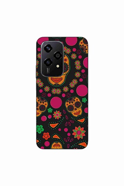 OEM Husa compatibila cu Honor 200 Lite Silicon Gel Tpu Model Halloween Floral...