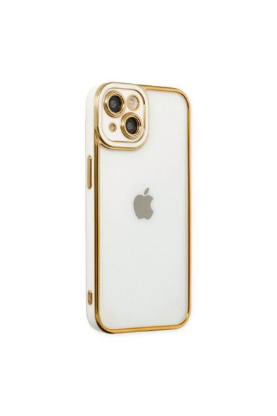 OEM Apple iPhone 14 Plus Case Liva Lens Silicone - White