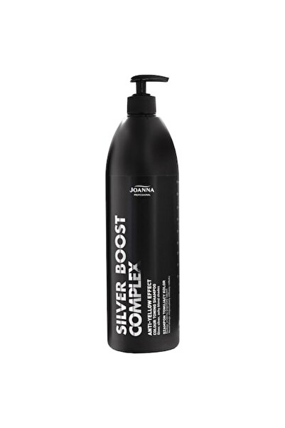 JOANNA Professional Silver Boost Hair Shampoo, 1000 ml, for blonde hair, with...