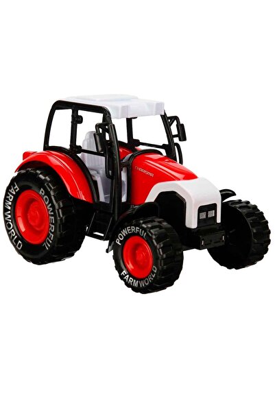 Maxx Wheels Tractor de ferma, Maxx Wheels, 14 cm, Rosu