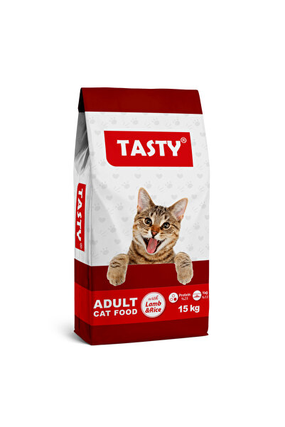 Tasty Kuzulu Pirinçli Yetişkin Kedi Maması 15 kg
